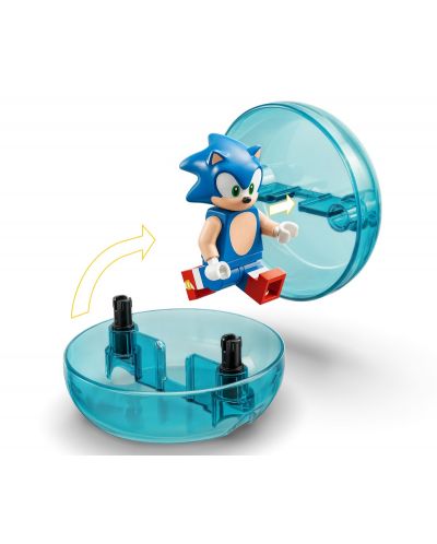 Конструктор LEGO Sonic - Предизвикателство на Соник, Скоростна сфера (76990) - 6
